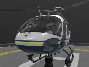 as-350 philadelphia police 3D Model