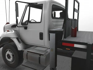 International Crane Truck --146-- 3D Model