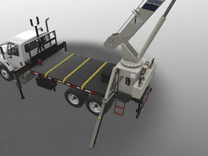 International Crane Truck --146-- 3D Model