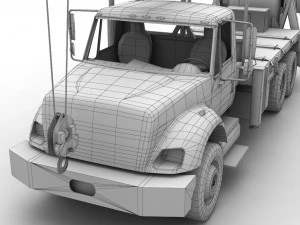 International Crane Truck --146-- 3D Model
