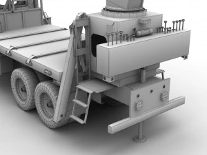 International Crane Truck --146-- 3D Model