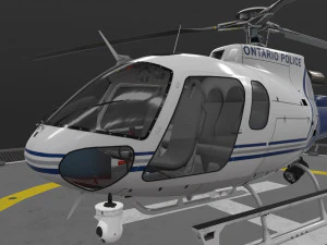 AS-350 Ontario Police --214-- 3D Model