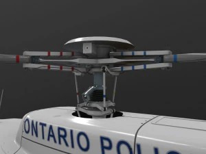AS-350 Ontario Police --214-- 3D Model