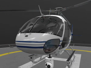 AS-350 Ontario Police --214-- 3D Model