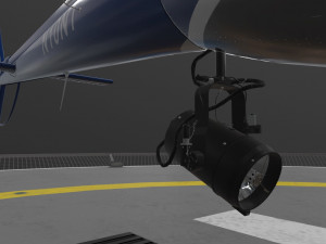 as-350 ontario police Modello 3D