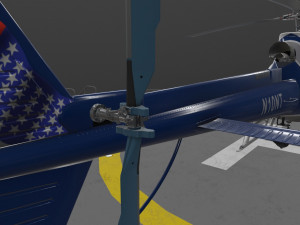 as-350 ontario police Modello 3D