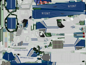 as-350 ontario police Modello 3D