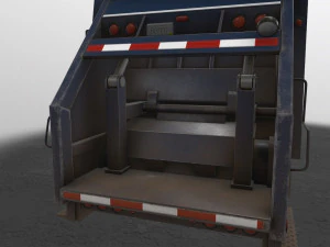 International Garbage Truck --153-- 3D Model