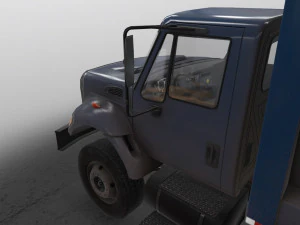 International Garbage Truck --153-- 3D Model