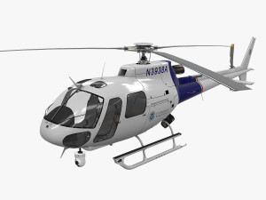 as-350 us customs and border protection 3D Model