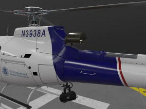 AS-350 US Customs and Border Protection --211-- 3D Model