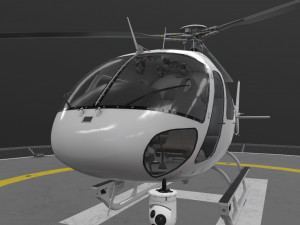 as-350 us customs and border protection 3D 模型