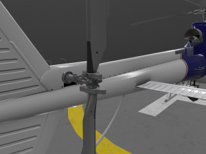 as-350 us customs and border protection 3D 模型