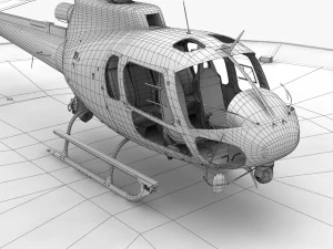 AS-350 US Customs and Border Protection --211-- 3D Model