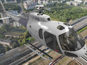 as-350 us customs and border protection animated 3D Модель