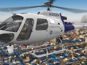as-350 us customs and border protection animated 3D Модель