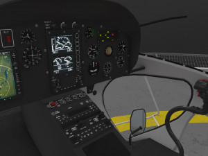 as-350 us customs and border protection animated 3D Модель