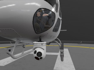 as-350 us customs and border protection animated 3D Модель