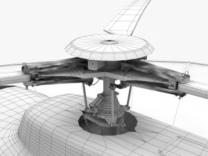 as-350 us customs and border protection animated 3D Модель