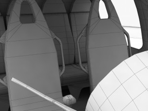 as-350 us customs and border protection animated 3D Модель