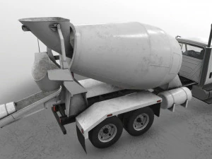 автоміксер міжнародний 7400 3D Модель