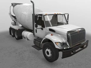 автоміксер міжнародний 7400 3D Модель