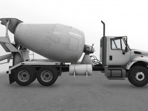 автоміксер міжнародний 7400 3D Модель