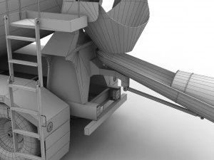 автоміксер міжнародний 7400 3D Модель