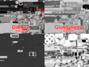 автоміксер міжнародний 7400 3D Модель