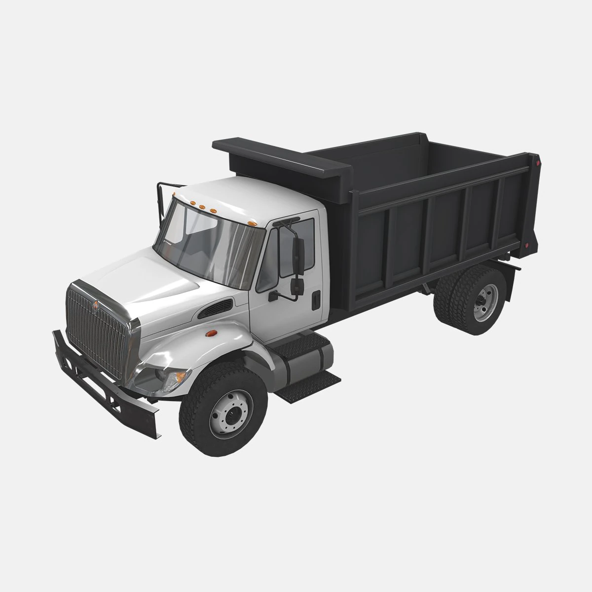 kiepwagen internationaal 7400 2 3D Model .c4d .max .obj .3ds .fbx .stl .blend 