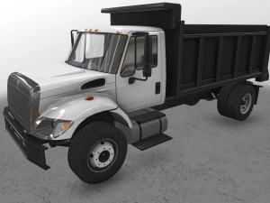 kiepwagen internationaal 7400 2 3D Model