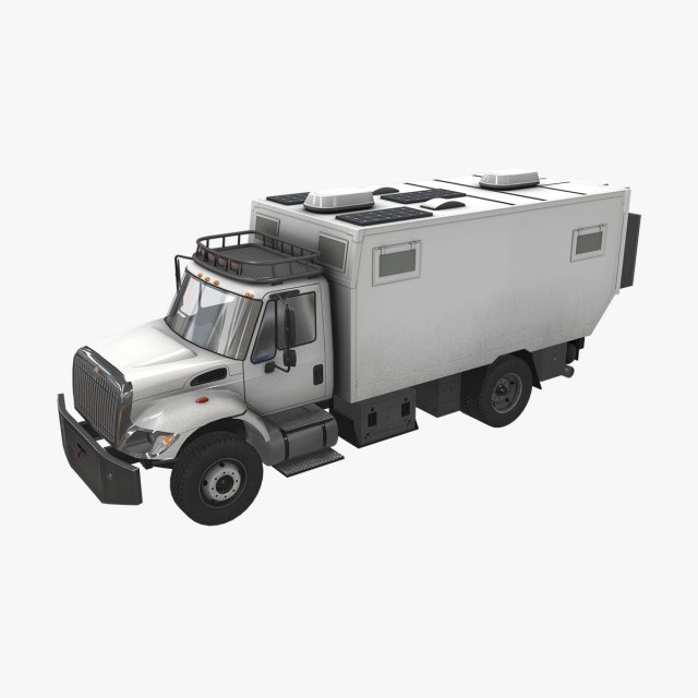 motorhome unicat tc52hv 3D Model .c4d .max .obj .3ds .fbx .stl .blend 