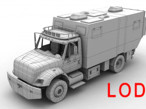 Motorhome Unicat TC52hv --160-- 3D Model