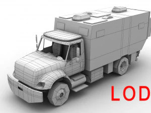 Motorhome Unicat TC52hv --160-- 3D Model