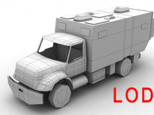 Motorhome Unicat TC52hv --160-- 3D Model