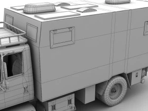 Motorhome Unicat TC52hv --160-- 3D Model