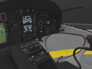 as-350 philadelphia police animated 3D 模型