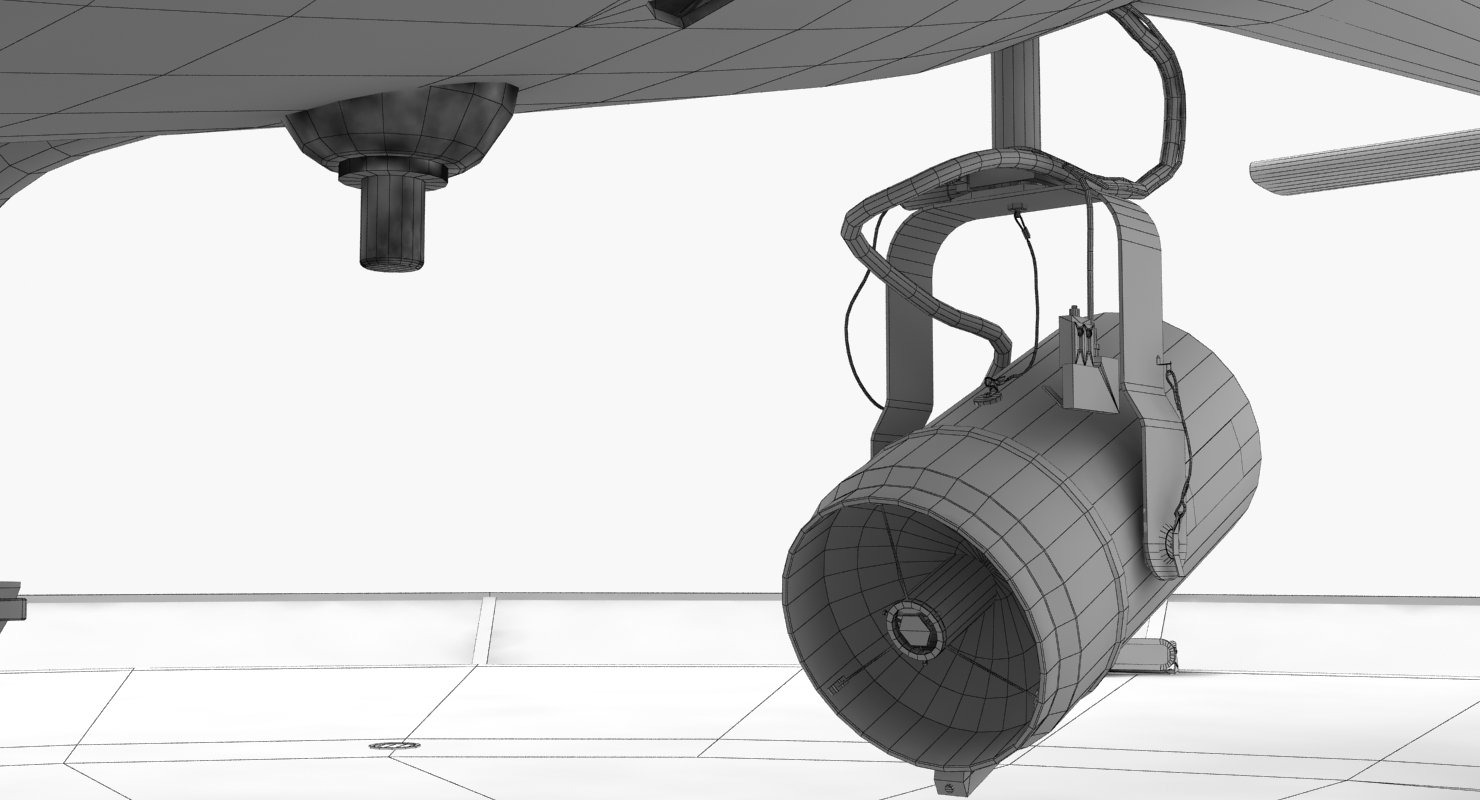 AS-350 Philadelphia Police Animated 3D Model in Helicopter ...