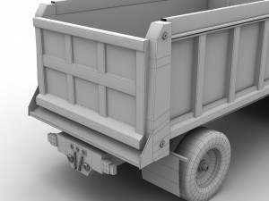 snow plow international 7400 3D 모델