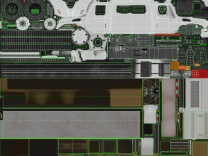 फ्लैटबेड ट्रक इंटरनेशनल 7400 3D मॉडल