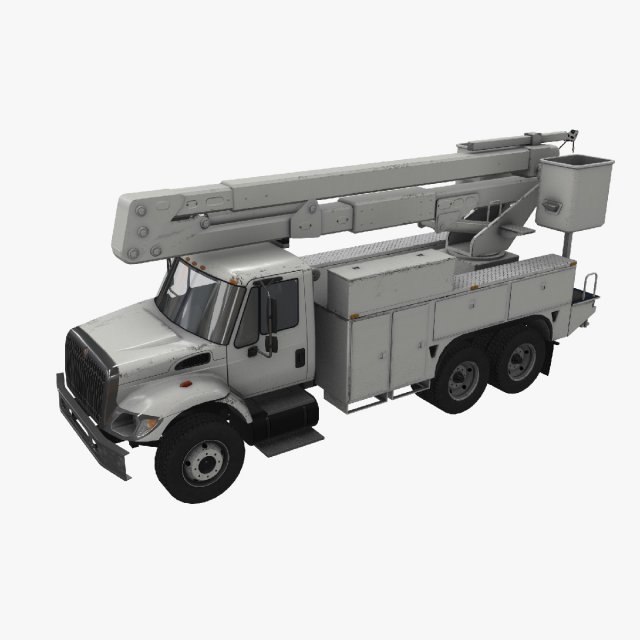 bucket truck Modelo 3D .c4d .max .obj .3ds .fbx .stl .blend 