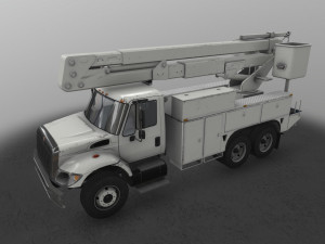 bucket truck Modelo 3D