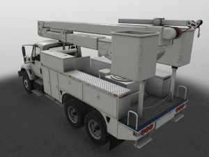 bucket truck Modelo 3D