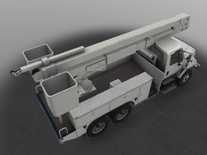 bucket truck Modelo 3D