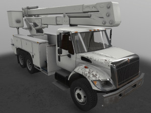 bucket truck Modelo 3D