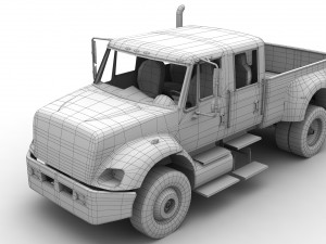 monster truck cxt 4x4 3D Model