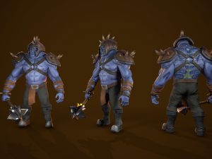 wuragas warrior 3D 모델