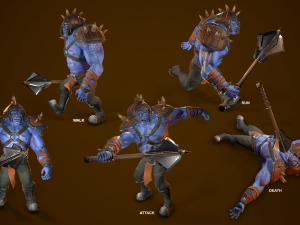 wuragas warrior 3D 모델