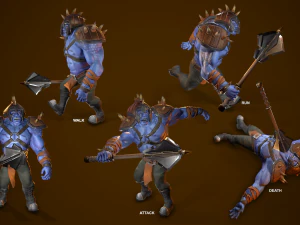 Wuragas Warrior --117-- 3D Model