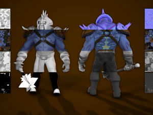 Wuragas Warrior --117-- 3D Model